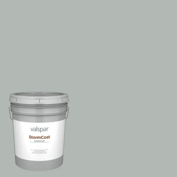 Valspar Pro Storm Coat Flat Silvermist Hgsw7621 Exterior Paint (5-Gallon) - HGSW7621-145954