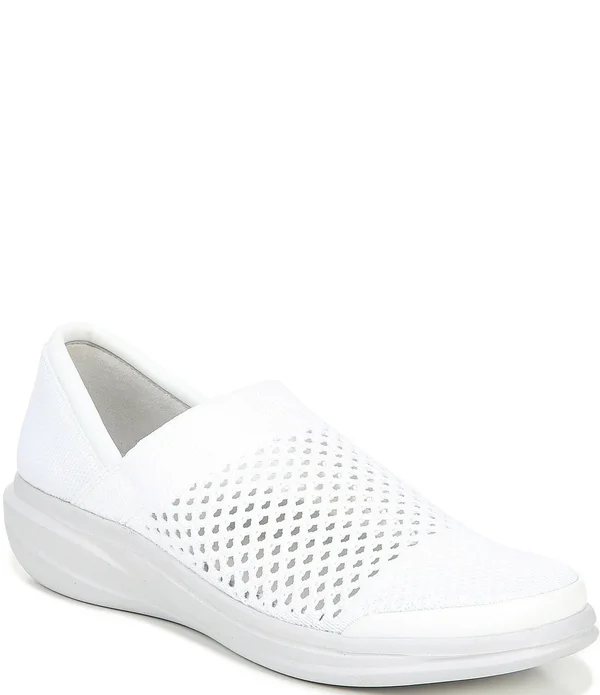 Women's Bzees Charlie Slip on Sneaker, Size: 10, White