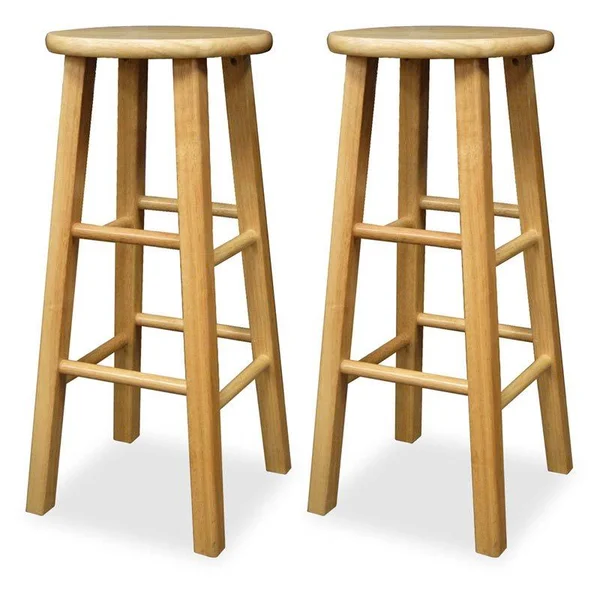 Winsome 2-Piece Bar Stool Set - Beech - 2 pack