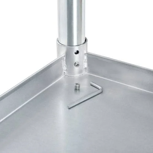Stainless Steel Top Workbench Nexel Size: 35x22 H x 48x22 W x 24x22 D