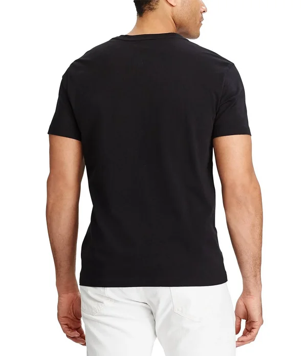 Polo Ralph Lauren Men's Big & Tall Classic Fit V-Neck T-Shirt - New Heather Grey