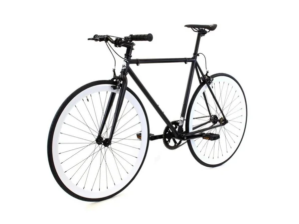 Golden Cycles Domino Fixie Single Speed City Bike Bicycle - GC-DMN 52 cm, Matte Black/White