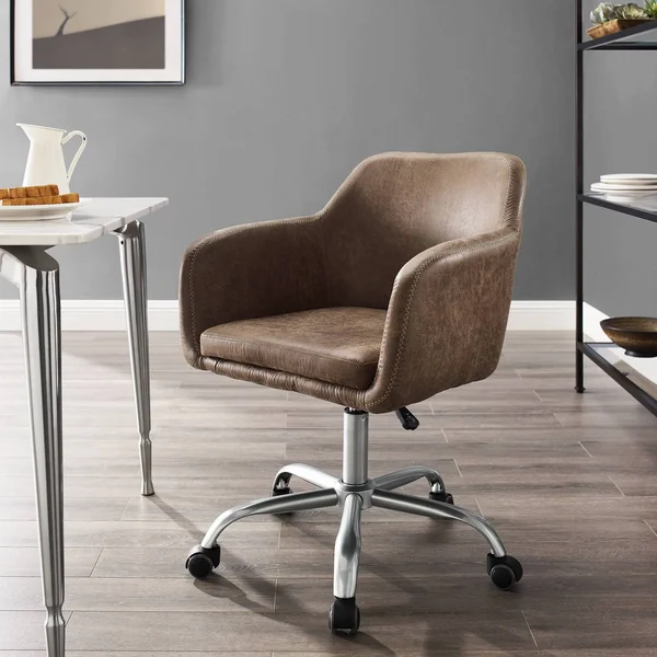 Linon Rylen Office Chair Brown
