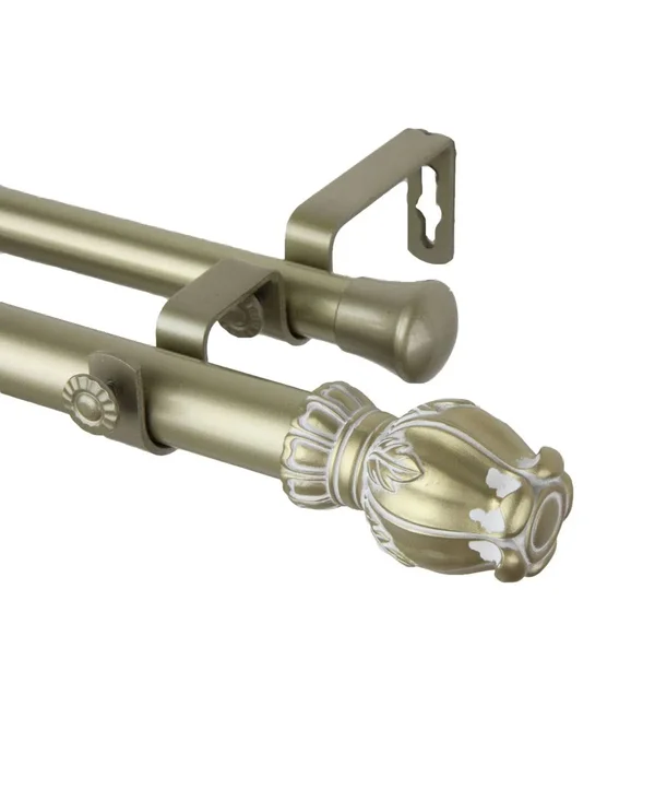 Rod Desyne Regent Double Curtain Rod - Black
