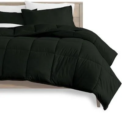 Cino Comforter Set Winston Porter Size: Twin XL - Color: Black/White
