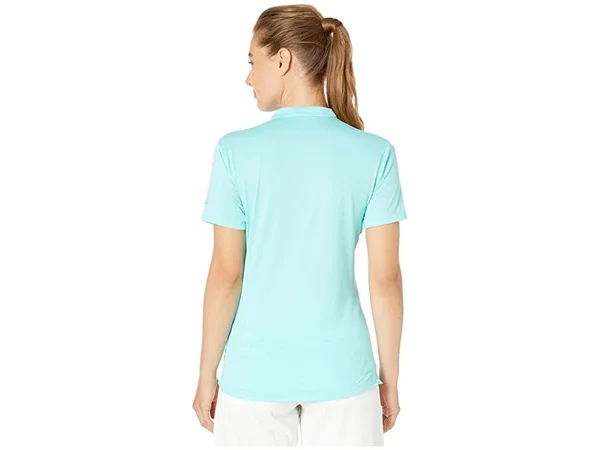 Nike Womens Dry Open Placket Polo Light Aqua - W19