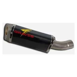Graves Cat Back Slip-On Exhaust for ZX6R 19