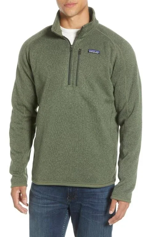 Patagonia Men's Better Sweater 1/4 Zip - Industrial Green, 3XL
