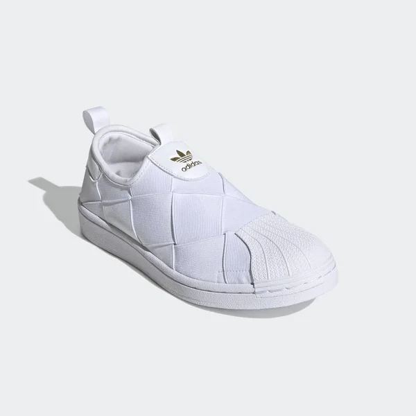 Adidas Women's Originals Superstar Slip-On Shoes - White
