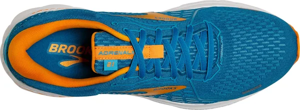 Brooks Adrenaline GTS 21 Shoes Blue Orange White 42 - EUR