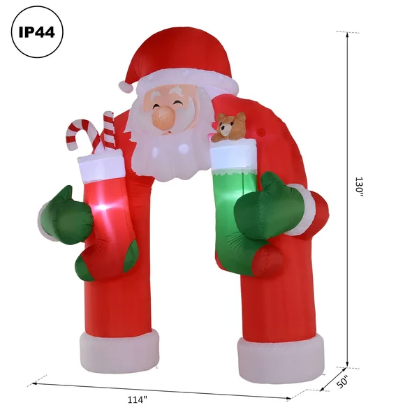 Homcom 11ft Airblown Inflatable Christmas Outdoor Lighted Yard