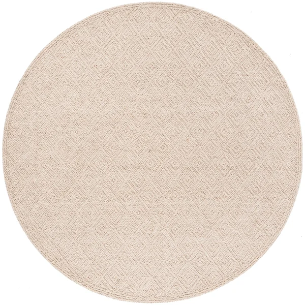 Safavieh Trace Beige 6 ft. x 6 ft. Round Area Rug