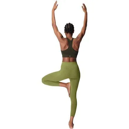 Sweaty Betty Super Sculpt High-Waisted 7/8 Yoga Leggings, Green, Women's L