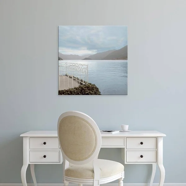 Easy Art Prints Alan Blaustein's 'Lake Vista #15' Premium Canvas Art - 24 x 24 - Modern Black Frame