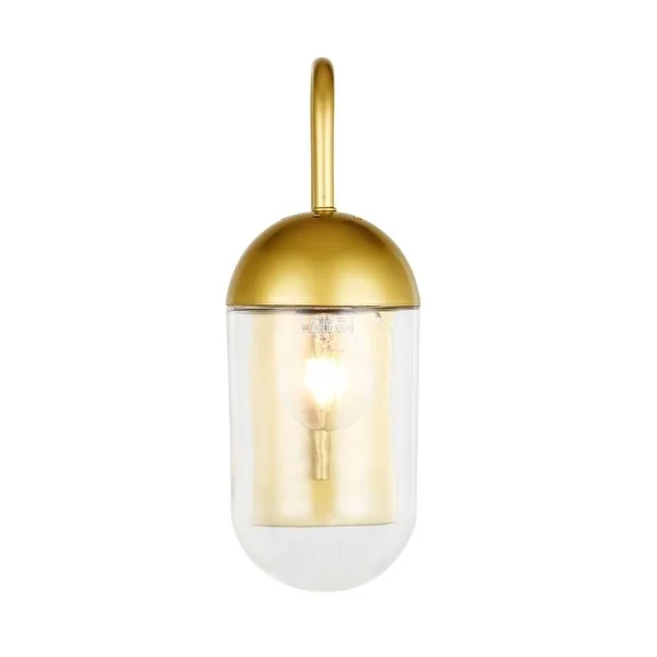 Ivy Terrace Matteo 1-Light Brass Wall Sconce - Size: White LD6172BR