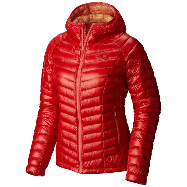 Mountain Hardwear: Women's Ghost Whisperer Hooded Down Jacket - Scarlet Red