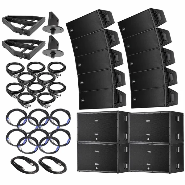 (10) RCF Hdl 20-A Active Line Array Speakers Package