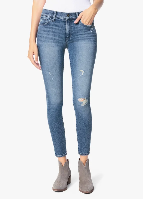 Women's Joe&s The Icon Ankle Skinny Jeans, Size 24 - Blue