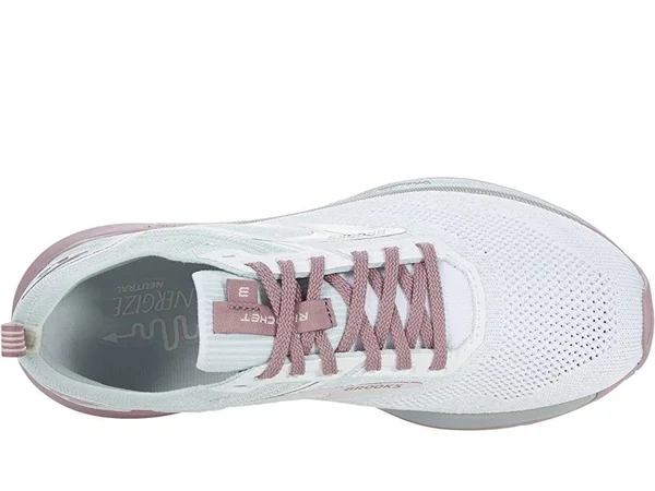 Brooks Women's Ricochet 3 Running Shoes, Grey/Pink