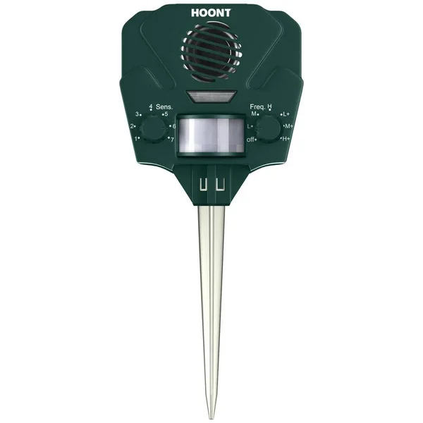 Hoont Advanced Motion Activated Solar Powered Ultrasonic Deer and Animal Repeller