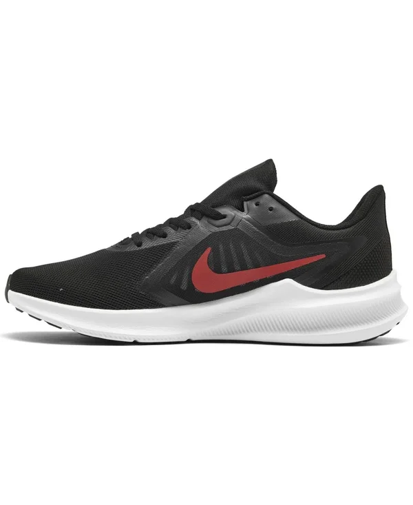Men's Nike Downshifter 10 Running Shoe - Black/Red - Size 10