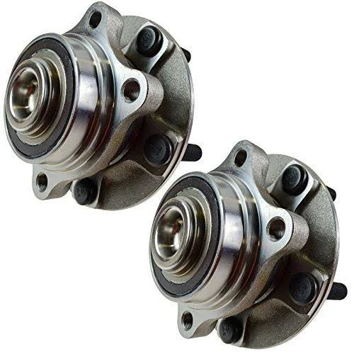 TRQ Front Wheel Hubs & Bearings Left & Right Pair for Nissan 350Z Infiniti G35 BHA53576