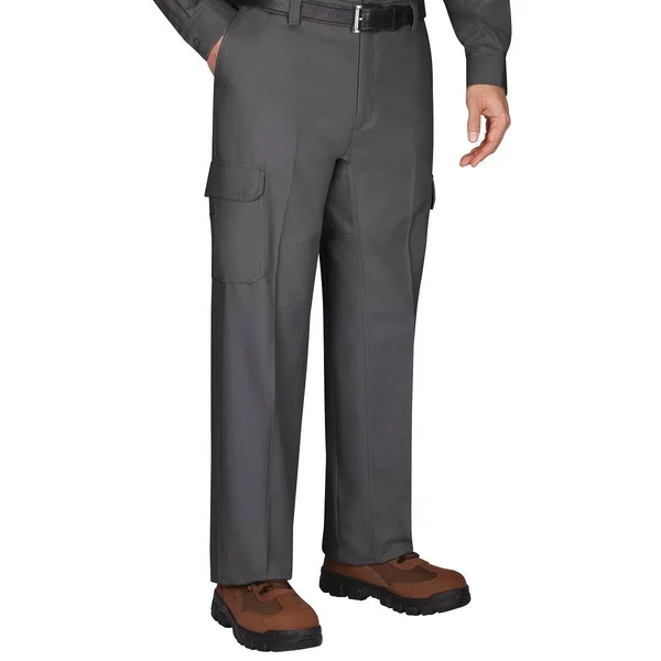 Wrangler Workwear Men's Functional Cargo Work Pant, Charcoal, 48x32