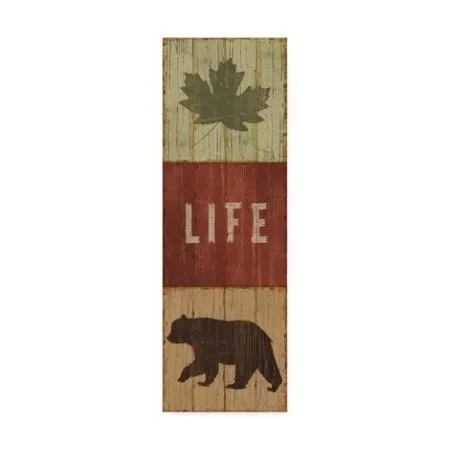 Trademark Fine Art 'Lake Lodge XIV' Canvas Art by Sue Schlabach - Size: 16 x 47