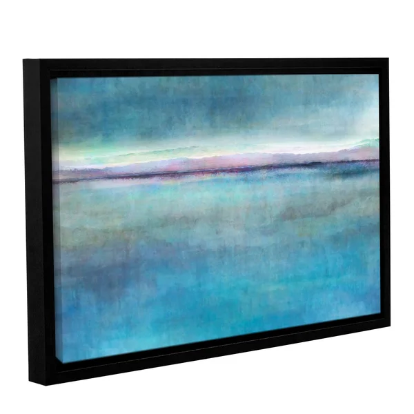 ArtWall Cora Niele's Landscape Early - Gallery Wrapped Floater-framed Canvas - Multi (16x24)