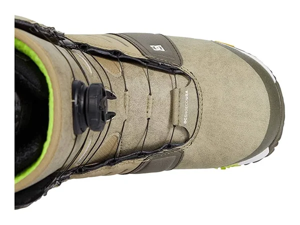 DC Judge Dual Boa Snowboard Boots Men's Snow Shoes Tan : 8 D - Medium