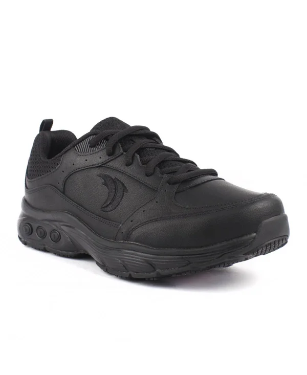 Therafit Women's Renee Slip-Resistant Walking Sneaker - Black
