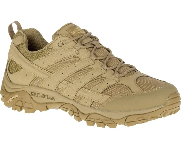 Merrell Men's Moab 2 Tactical Shoe Wide Width - Size: 7.5, Coyote