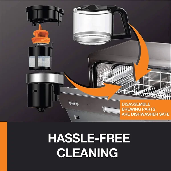 Krups Km550d50 Personal Café Grind Drip Coffee Maker, 4 Cups, Silver