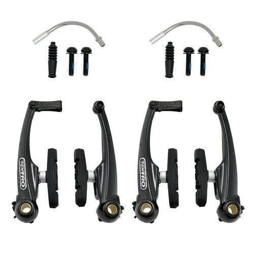Tektro 857AL Linear Pull Brake Set Long Arms 110mm, Black, MH1813