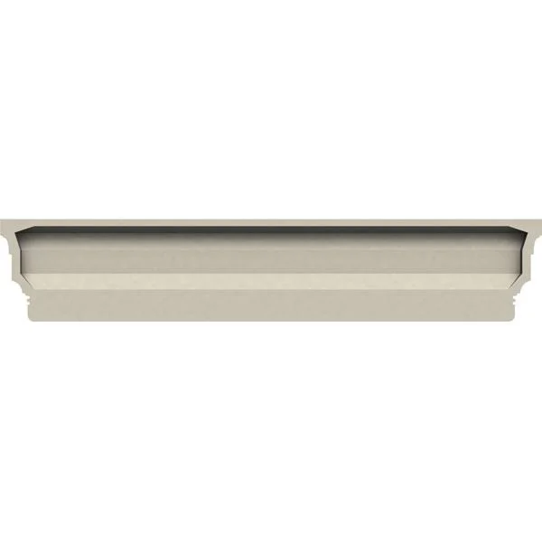 Ekena Millwork CRH12X93ST 93x22 Bottom Width x 98 3/4x22 Top Width x 11 7/8x22H x 5/8x22P Stockport Crosshead