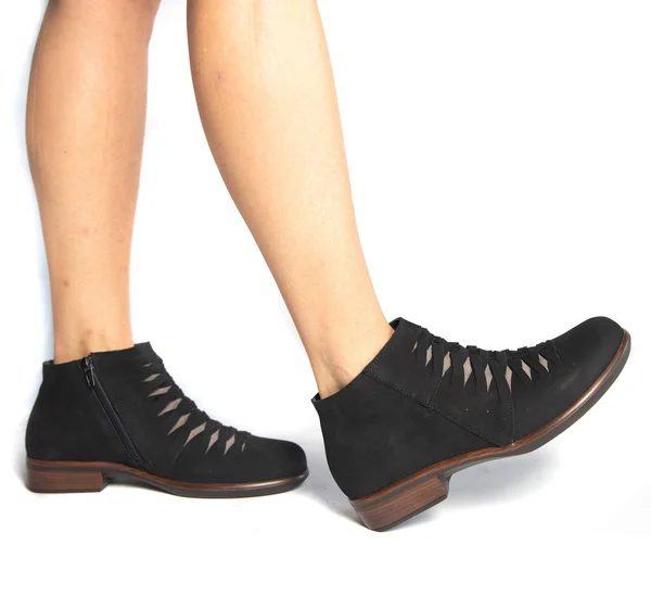 Naot Women's Leveche Black/Shiitake Nubuck 36