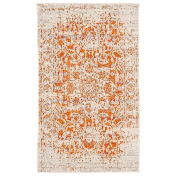 Safavieh Madison Rug Collection MAD603G - Silver - Ivory - 12& x 18&