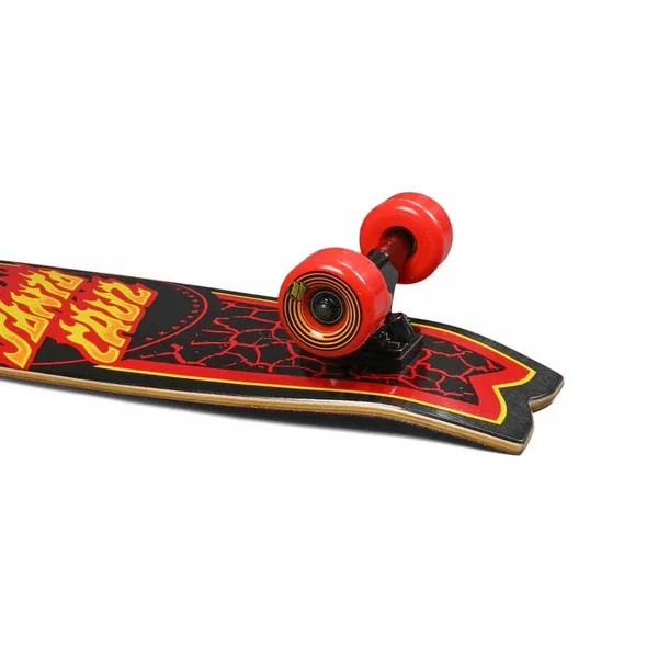 Santa Cruz Flame Dot Shark Cruiser Complete