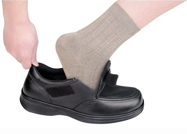 Orthofeet Men's Carnegie - Size: 13, Black Leather