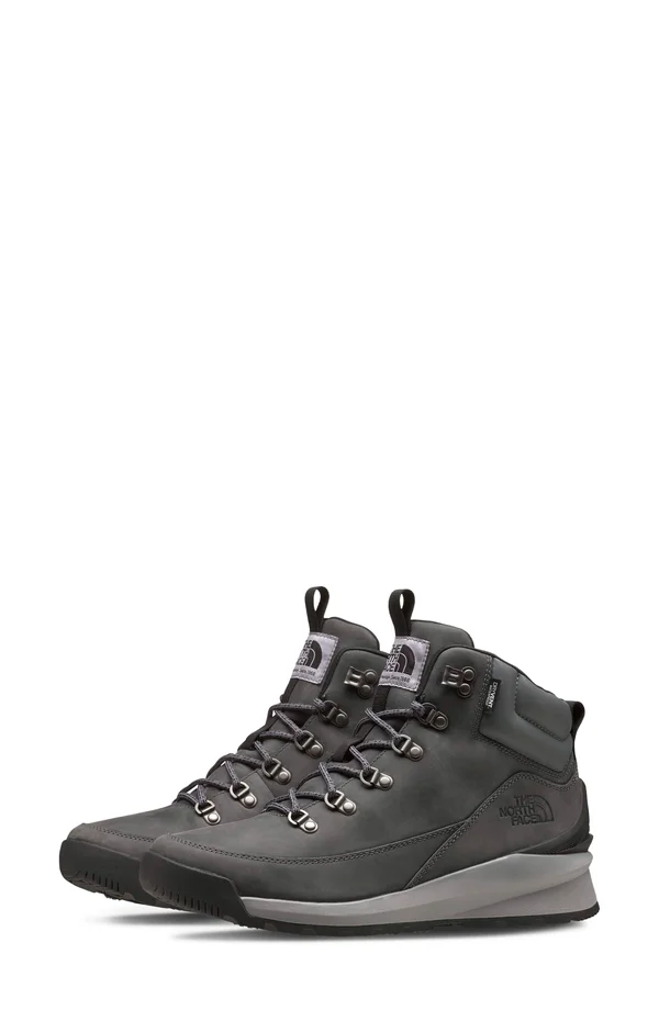 The North Face Men's Back-To-Berkeley Mid WP Boot - 7.5 - Zinc Grey/TNF Black