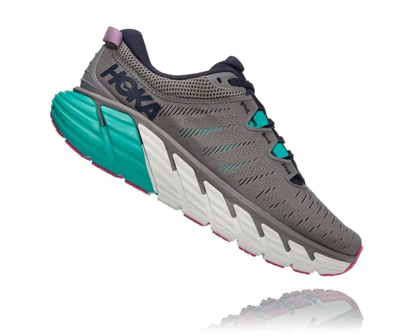 Hoka One One, Gaviota 3, Women's Sharkskin/Outer Space, 8.5