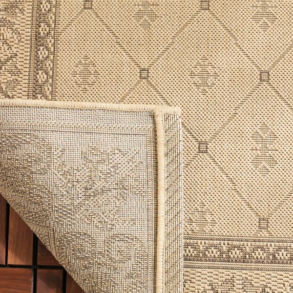 Safavieh Courtyard CY2326-3009 5&3x22 x 5&3x22 Round Brown, Natural Area Rug