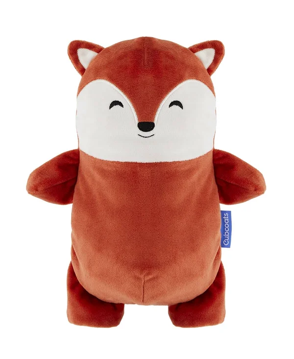 Cubcoats Flynn The Fox - 2-in-1 Transforming Hoodie and Soft Plushie - Burnt Orange