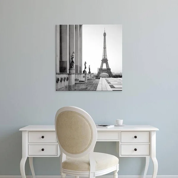 Easy Art Prints Alan Blaustein's 'Tour Eiffel #5' Premium Canvas Art - 36 x 36 - Classic Black Frame