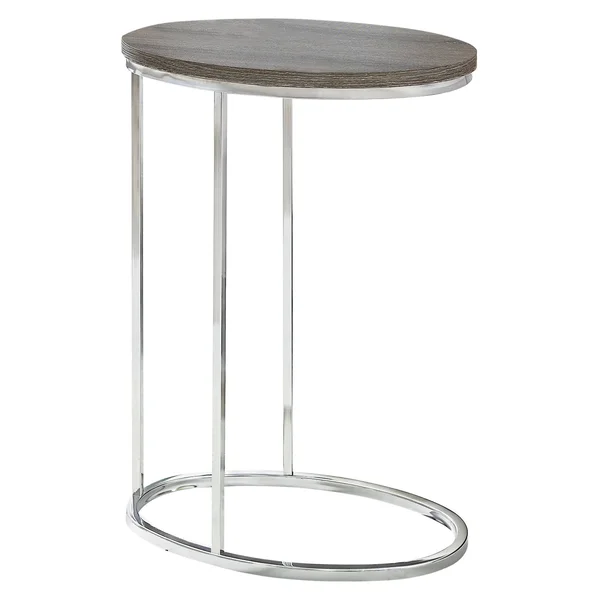 Accent Table Oval Dark Taupe - EveryRoom