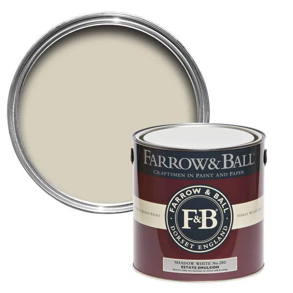 Farrow & Ball Shadow White Paint US Gallon Modern Eggshell No.282