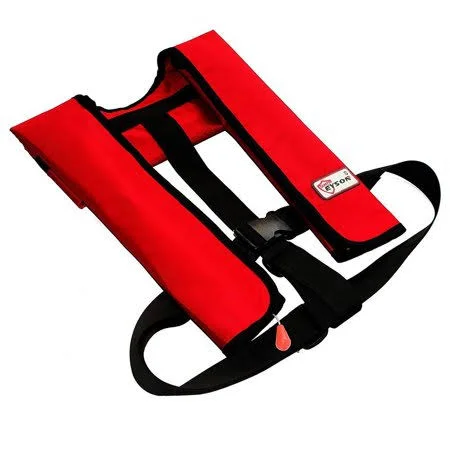 Lifesaving Pro Manual Inflatable Life Jacket Lifejacket PFD Floating Life Vest Inflate Survival Aid Lifesaving PFD Basic Red Col