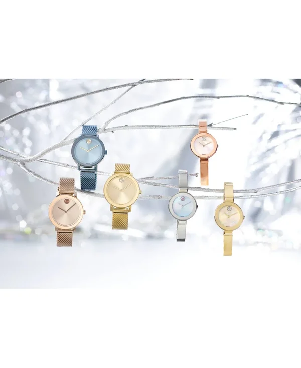 Movado Bold Evolution Gold Women's Watch on Bracelet