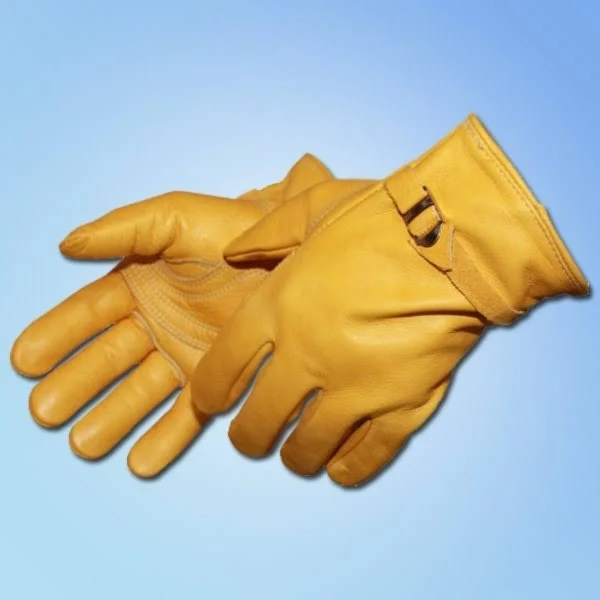 Leather Drivers Glove with Rolled Cuff - 12 Pair 6504-XL