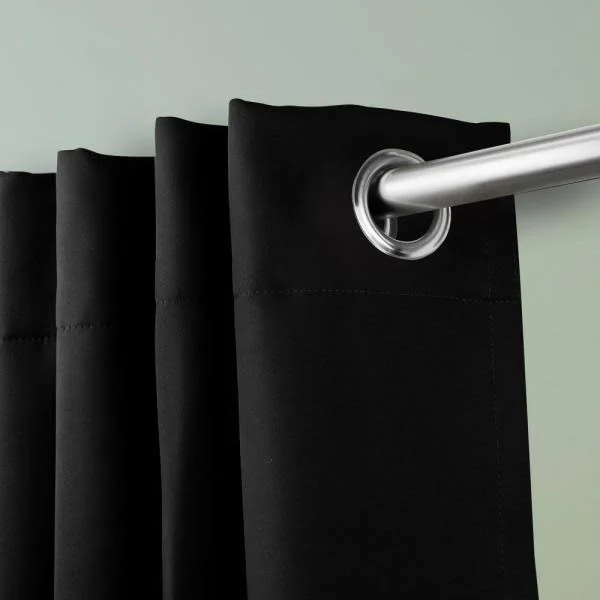 Rod Desyne Curtain Panel Black